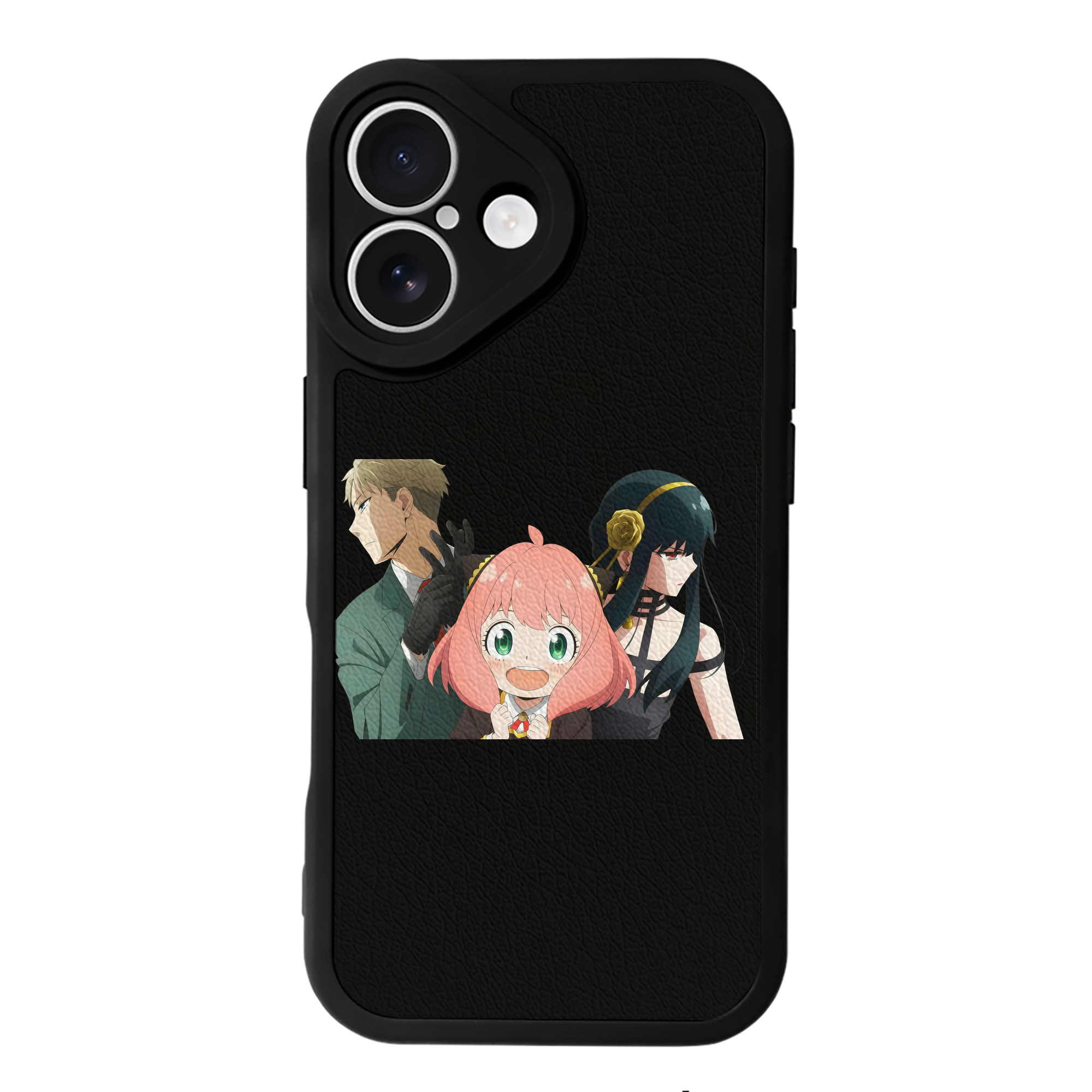 （画像用） SPY×FAMILY间谍家家酒 【iPhone 16シリーズ対応】シリコンスマホケース（レザー調） 材質：シリコン